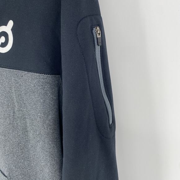 Peloton Full Zip Team Hoodie Sweatshirt Black and Gray Men's Size S - Picture 6 of 8